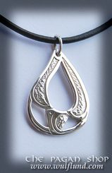 Celtic Necklace, handcrafted silver jewel, XXIII