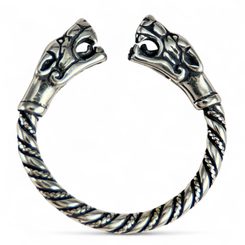 TWO WOLVES - silver ring