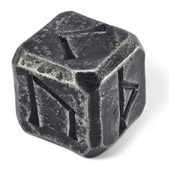 RUNES, Forged Gaming Dice 1 piece