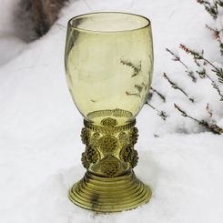 ROEMER, renaissance large glass goblet, exact replica