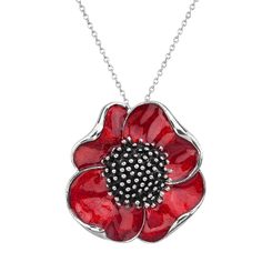 Remembrance POPPY - necklace