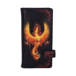 Anne Stokes Phoenix Rising Mythical Bird Embossed Purse