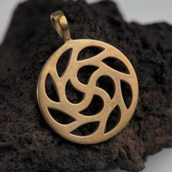 COLLACH - Celtic Boar pendant, bronze