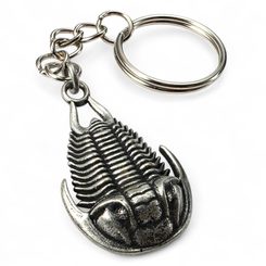 Key ring with trilobite, zinc