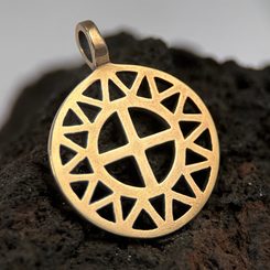 SVARGA, slawischer Talisman, Bronze