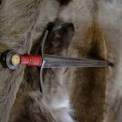 Fac Fortia et Patere épée médiévale gravée à une main FULL TANG