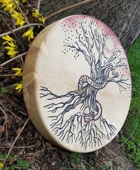 WILLOW DRUMSTICK with leather