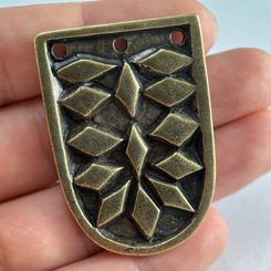 VIKING STRAP END for Belts, Haithabu, bronze