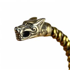 TWO WOLVES - silver ring