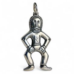 MAN from Martynivka Treasure, silver pendant