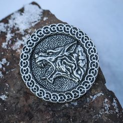 SLAVIC WOLF Pendant, zinc