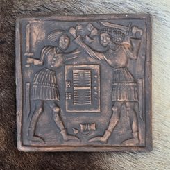 Schlägerei von Backgammon-Spielern, 15. Jahrhundert, Herd