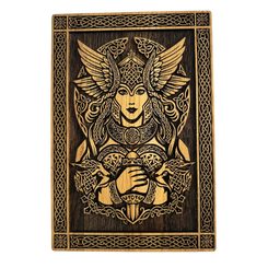 FREYA, wooden wall picture 21x30cm