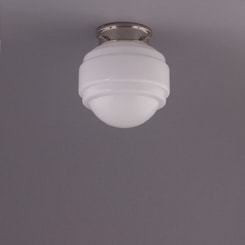 POLKADOT Ceiling Lamp, nickle round fixture