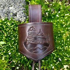 CARLSTEJN porte-cornes en cuir