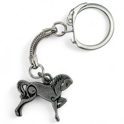 Shemik keyring, zinc antique silver