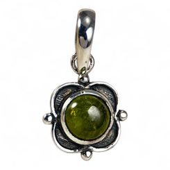 BORGIA, silver pendant, peridot Ag 925/1000
