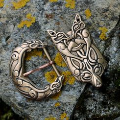 ✨ Viking Belt Buckle Celtic Design Pure Brass Belt Accessory - Medieval  Shop at Lord of Battles