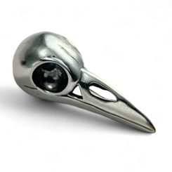 RAVEN'S SCHÄDEL, Anhänger, Silber 925, 15 g