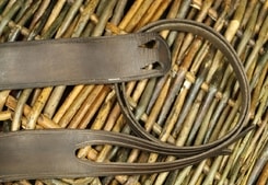 Early medieval / norman leather Belt - brown