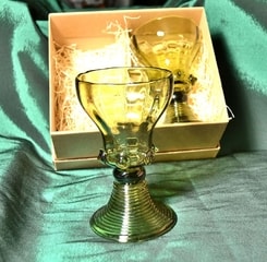 BEER GLASS, halfliter, historical glass