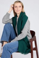 Luxury Irish Wool Scarf Amazon with Cashmere