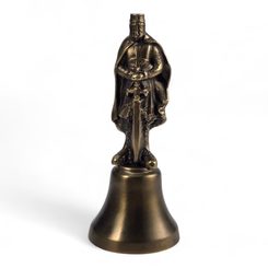 Cloche, chevalier, laiton