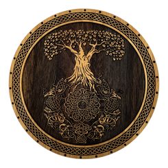 Tree of Life, wooden wall picture 32cm