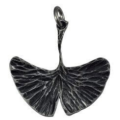 Ginkgo biloba - forged pendant