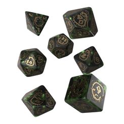 Dragons: Nephrite, RPG dice set