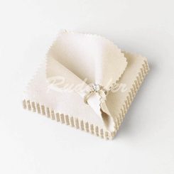 Chiffon de polissage crème 73x73 mm