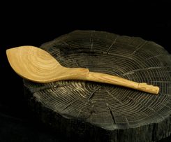 BETULA, cuillère en bouleau sculpté