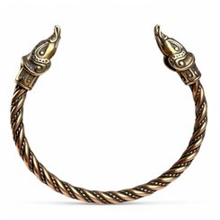 MIDGARDSORMR, Viking Bracelet, bronze