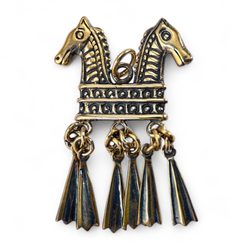 BRONZE HORSE PENDANT, Russia