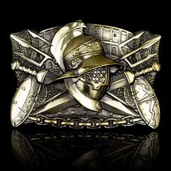 GLADIATOR, belt buckle, brass