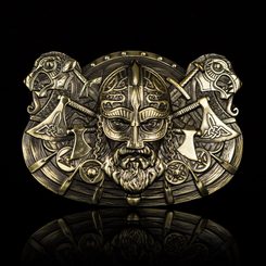 Viking, belt buckle, brass