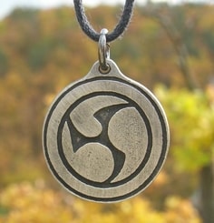 Manx Triskelion - stylized amulet