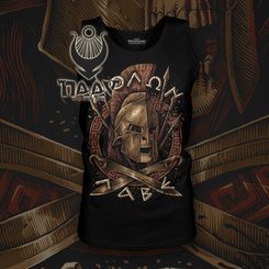 MOLON LABE - SPARTA, tank Top colored