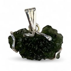 APPOLO, pendant - Moldavite, silver 925/1000