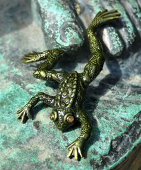 FROG, costume brooch