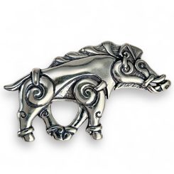 COLLACH - Celtic Boar pendant, silver, 10g