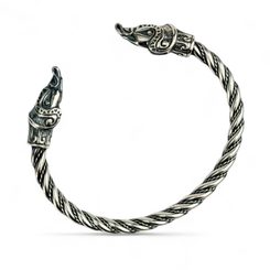 MIDGARDSORMR, Wikinger-Armband, Silber 925