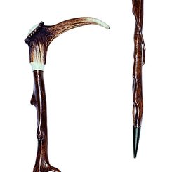 Walking stick with antler