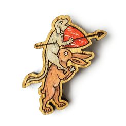 Épingle médiévale Lepus Bajulator