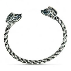 COLLACH, Sanglier Celtique, Bracelet en argent sterling