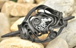 OBSIDIAN, broche à cheveux