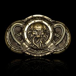 ALIEN, belt buckle, brass