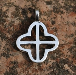 HISTORICAL PENDANT III, neolithic, silver