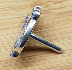 RAVEN PENNY Anlaf Guthfrithsson, Northumbira viking coin, replica, Silber 925