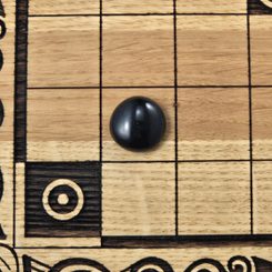 HNEFATAFL - playing stones 37x, Viking tafl chess